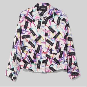 Marc Jacobs The Pajama Top Silk button up Medium